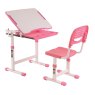 Comfortline Adjustable & Tiltable Desk Including Adjustable Chair 201 Pink 