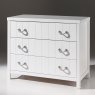 Vipack Lewis 3 Drawer Chest Of Drawers White Lifestyle
