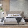 Millie King (150cm) Bedstead Fabric Champagne