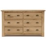 Brid 3 + 3 Drawer Chest Of Drawers White Oak