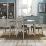 Canneto Grey Washed Oak Tall Back Slatted Dining Chair Fabric