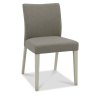 Canneto Low Back Upholstered Dining Chair Fabric Grey