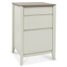 Canneto Grey washed Oak & Soft Grey 3 Drawer Filing Cabinet