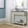 Canneto Console Table With Drawer Grey Washed Oak & Soft Grey