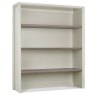 Canneto Wide Top Display Unit Grey Washed Oak & Soft Grey