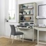 Canneto Wide Top Display Unit Grey Washed Oak & Soft Grey