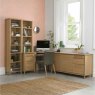 Canneto Narrow Bookcase Oak