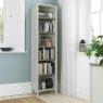 Canneto Narrow Bookcase Grey Washed Oak & Soft Grey