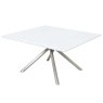 Genova 8 Person Dining Table White Gloss With Twisted Legs