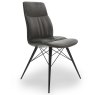 Alexa Diniing Chair Faux Leather Antique Grey