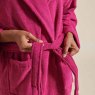 Christy Cosy Bath Robe Large/Extra Large Very Berry Detail