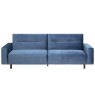 Ava 3.5 Seater Pocket Sprung Sofa Bed Fabric Blue
