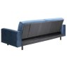 Ava 3.5 Seater Pocket Sprung Sofa Bed Fabric Blue