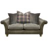 Alexander & James Blake 2 Scatter Back Seater Leather & Fabric Sofa Option 1