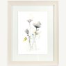 Stem Illusions I 36cm x 45cm Picture By June Erica Vess Beige Frame