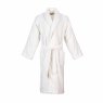 Supreme Velour Bath Robe Small White