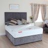 Odearest Birch Ortho Double (135cm) Platform Top Divan Set Silver