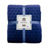 Scatter Box Halo Throw Navy 140cm x 240cm