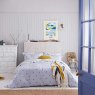 Botanical Bee Duvet Cover Single Blue