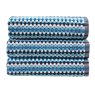 Carnaby Stripe Bath Towel Blue 