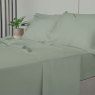 Belledorm 500 Thread Count Cotton Rich King/Super King Flat Sheet Sage Green