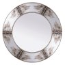 Zahra Round Mirror Champagne