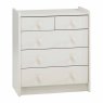 Steens for Kids 3 + 2 Drawer Chest of Drawers White