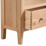 Alford 1 Drawer Large Bookcase Light Oak 