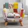 Kiki Kids Armchair Fabric Floral Front