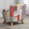 Kiki Kids Armchair Fabric Floral Back