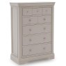 Acton 3 + 2 + 3 Drawer Chest of Drawers Taupe