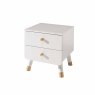 Billy 2 Drawer Bedside Locker White