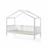 Dallas Bed With Fence 90x200cm White (Unassembled)