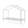 Dallas House Shaped Single (90cm) Bedstead with Slanted Roof White