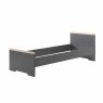 London Single (90cm) Bedstead Anthracite