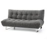 Kruger 3 Seater Sofa Bed Fabric Black Speckle