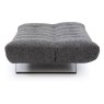 Kruger 3 Seater Sofa Bed Fabric Black Speckle