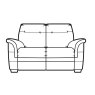 Parker Knoll Hudson 2 Seater Sofa Fabric A