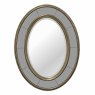 Joyce Oval Mirror Bronze & Grey