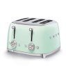 50’s Style 4 Slice Toaster Pastel Green