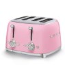 50’s Style 4 Slice Toaster Pink