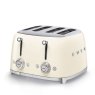 50’s Style 4 Slice Toaster Cream