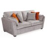 Lochmaddy 2.5 Seater Sofa Bed Fabric Silver