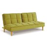 Jura 3 Seater Sofa Bed Fabric Green