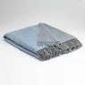 Collection Starlight Reversible Throw 145cm x 200cm Light Blue & Grey