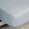 200 Thread Count Small Double Fitted Sheet Duck Egg Blue