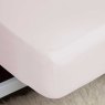 Belledorm 200 Thread Count Single Fitted Sheet Powder Pink