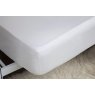 400 Thread Count Egyptian Cotton Superking Fitted 18" White