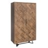 Dale 2 Door Drinks Cabinet Grey Oak