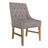 Bellingham Dining Chair With Wings Fabric Linen Truffle